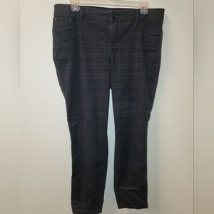 Torrid Black/Gray‎ Plaid Jeans 20R
